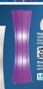 Stojací lampa Lidda, fialová