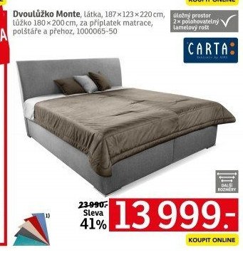 Dvoulůžko Monte