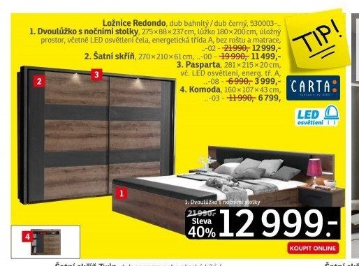 Ložnice Redondo