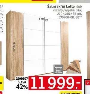 Šatní skříň Lotto