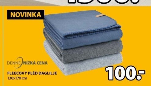 Fleecový pléd DAGLILJE