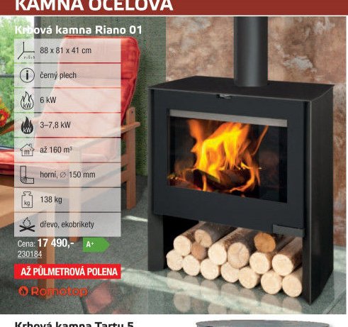 Krbová kamna Riano 01