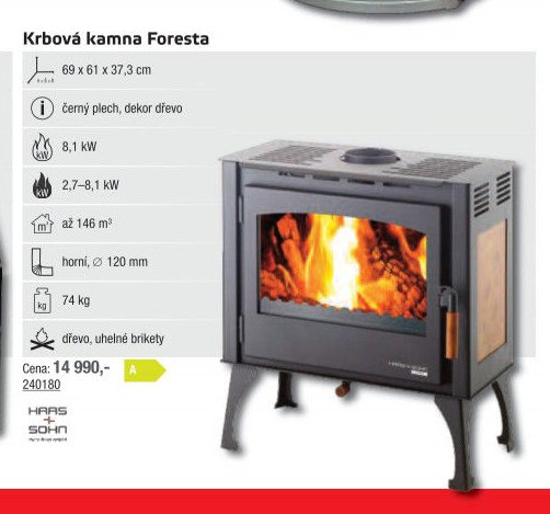 Krbová kamna Foresta