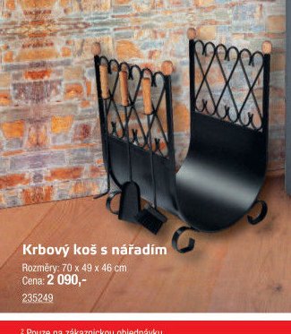 Krbový koš s nářadím