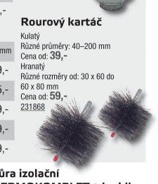 Rourový kartáč