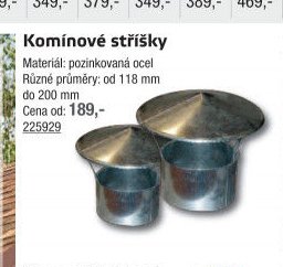 Komínové stříšky