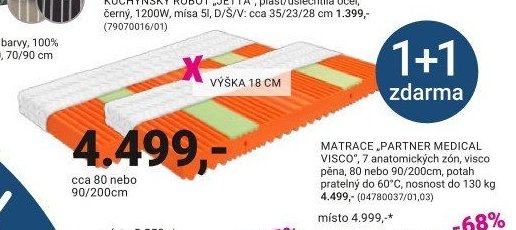 Matrace PARTNER MEDICAL VISCO