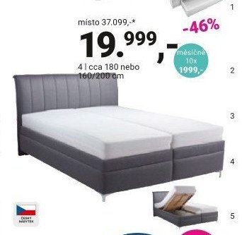 ČALOUNĚNÁ POSTEL „TERAMO“