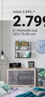 Komoda cca 122/75/42 cm