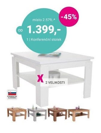 Konferenční stolek NIZZA