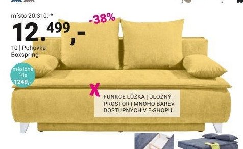 Pohovka boxspring