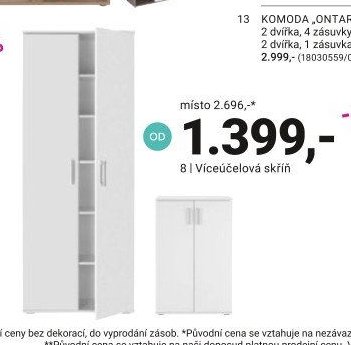 Víceúčelová skříň