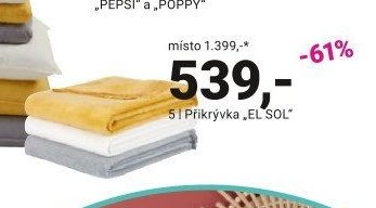 Přikrývka EL SOL