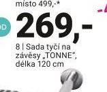 Sada tyčí na závěsy TONNE
