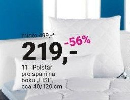 Polštář pro spaní na boku LISI