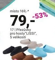 Přezůvky pro hosty LISSI