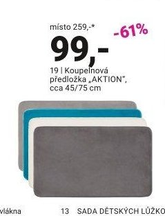 Koupelnová předložka AKTION