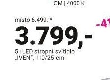 LED stropní svítidlo „IVEN“