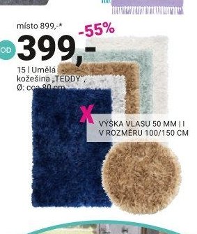 Umělá kožešina TEDDY