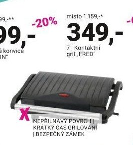 Kontaktní gril „FRED“