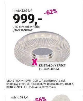 LED stropní svítidlo „CASSANDRA“