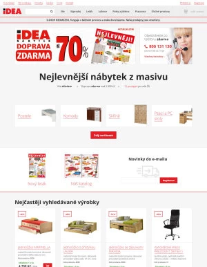 akční leták IDEA nábytek 25.8.2020-31.8.2020