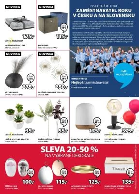 akční leták Jysk 3.9.2020-16.9.2020