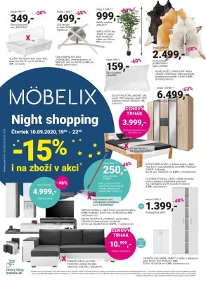 akční leták Möbelix 7.9.2020-20.9.2020