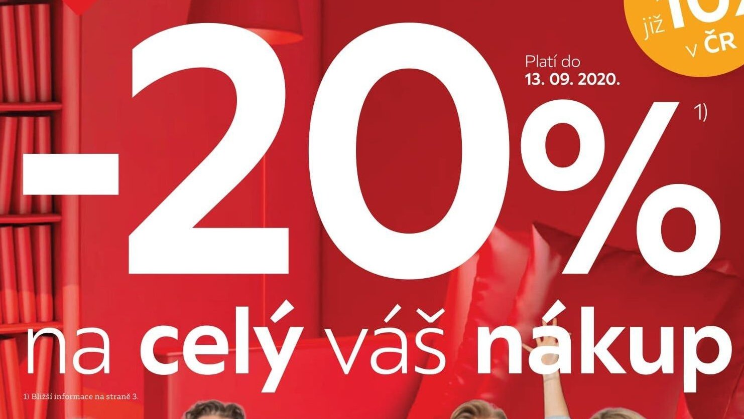 -20% na celý váš nákup