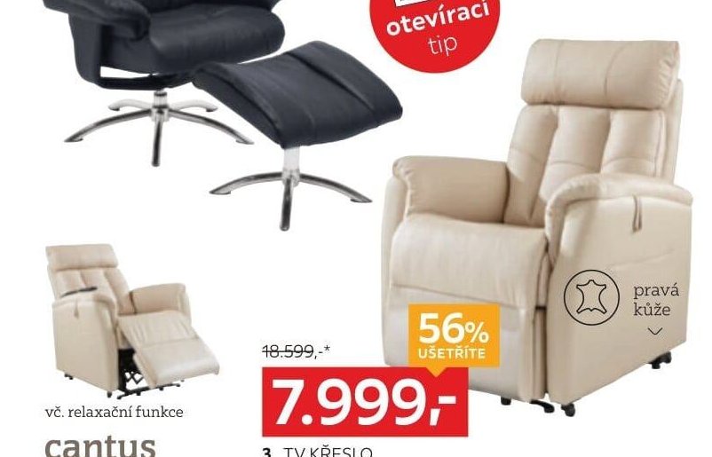 3 TV křeslo