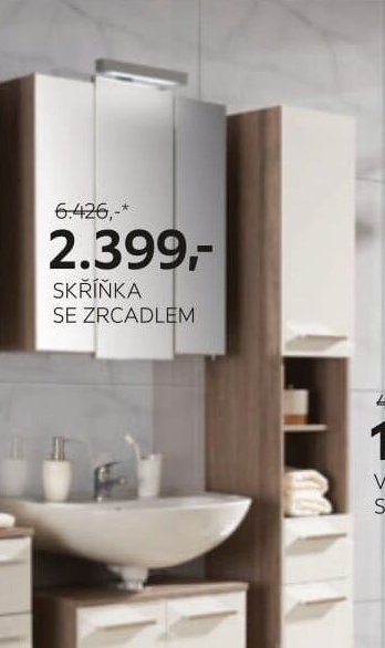 skříňka se zrcadlem