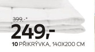 10 PŘIKRÝVKA, 140X200 CM