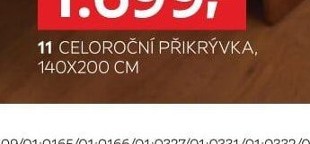 11 CELOROČNÍ PŘIKRÝVKA, 140X200 CM