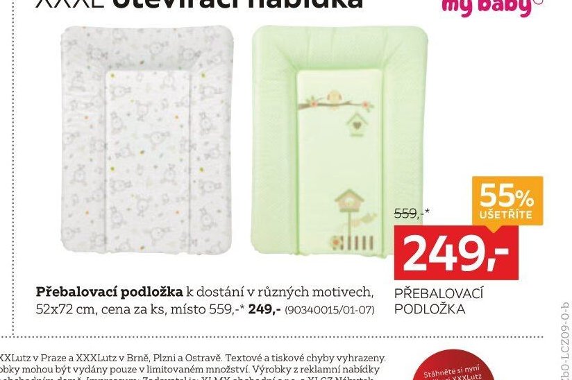 Přebalovací podložka