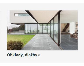 Obklady, dlažby