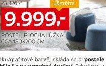 POSTEL, PLOCHA LŮŽKA CCA 180X200 CM