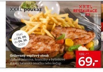 Grilovaný vepřový steak