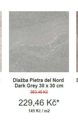 Dlažba Pietra del Nord Dark Grey 30 x 30 cm