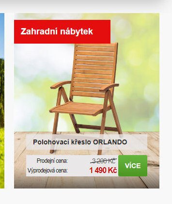 Polohovací křeslo ORLANDO