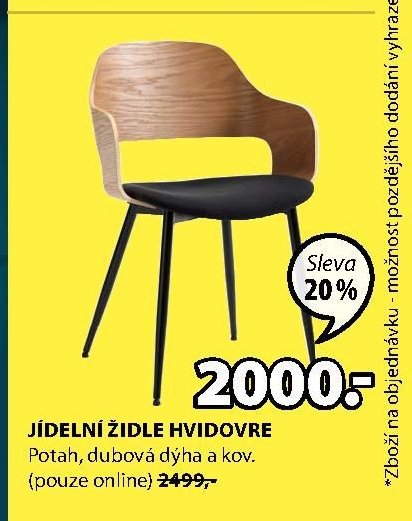 JÍDELNÍ ŽIDLE HVIDOVRE