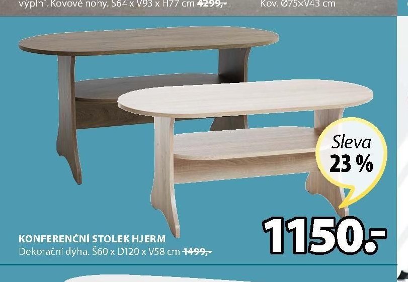 KONFERENČNÍ STOLEK HJERM