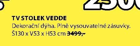 TV stolek VEDDE