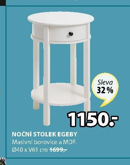 NOČNÍ STOLEK EGEBY