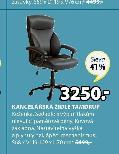 KANCELÁŘSKÁ ŽIDLE TAMDRUP