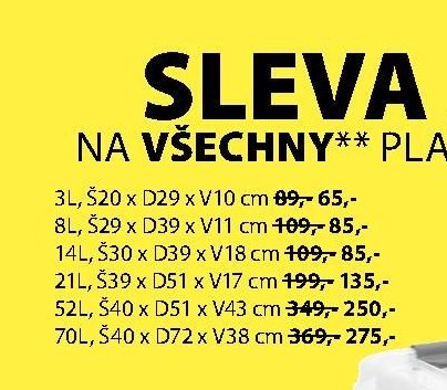Plastové úložné boxy