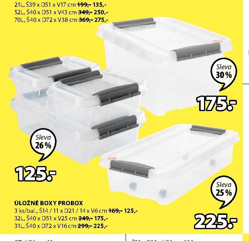 Úložné boxy PROBOX