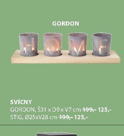 Sada svícnů GORDON