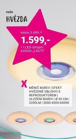 LED-stropní svítidlo „LAUTI“