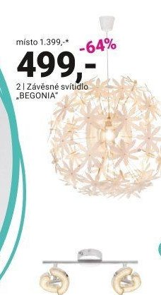 Závěsné svítidlo „BEGONIA“