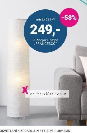 Stojací lampa „FRANCESCO“